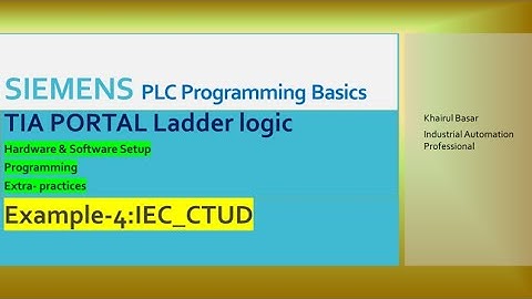ex4 PLC Programming Basics   IEC CTUD