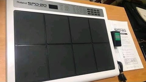 Tabla patch on Roland SPD 20 Octapad.