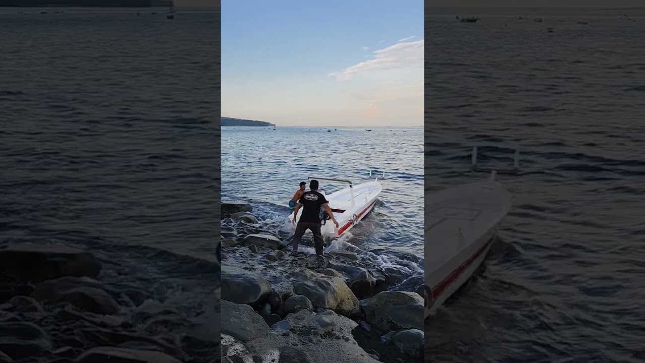 Penurunan Sampan Spon eva untuk jaring tongkol Panjang 7m Lebar 1.4m