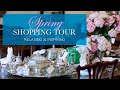 Relaxing Shopping Tour | Bird Nature Sounds Ambience. Spring Floral Arranging Garden Tea Party Decor