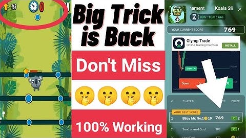 MX Player Koala sling Game Trick | MX Player game unlimited score Trick | Mx Player New game