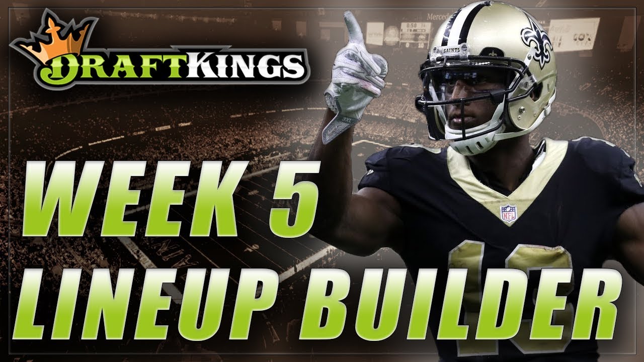 DRAFTKINGS NFL DFS WEEK 5 LINEUP STRATEGY TOURNAMENT PICKS YouTube draftkings-nfl-dfs-week-5-lineup-strategy-tournament-picks-youtube