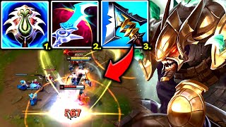 KHAZIX TOP (Q) 100% SHREDS YOU FROM FULL HEALTH (I LOVE IT😎) - S14 Khazix TOP Gameplay Guide