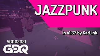 Jazzpunk by KatLink in 41:37 - Summer Games Done Quick 2021 Online