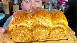 PÃO DE LEITE JAPONÊS MUITO FOFINHO E DELICIOSO O MELHOR PÃO CASEIRO DO MUNDO