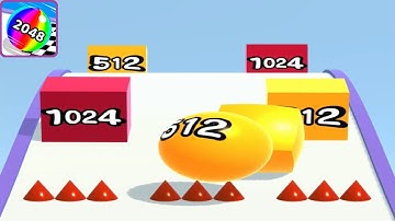 Ball Run 2048 ! All Levels Gameplay (160-167) android, ios