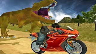 Bike Racing Sim: Dino World Android Gameplay screenshot 1