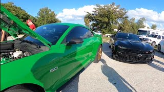 2019 5.0 Mustang FBO 10 Speed vs Camaro SS Headers Cam E85 10 Speed