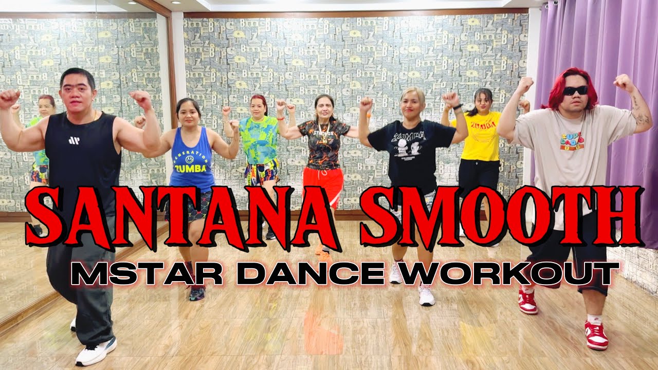 SANTANA SMOOTH - Dj Jiff Remix (RocknRoll Retro Dance) Zumba | Танцевальная тренировка Mstar