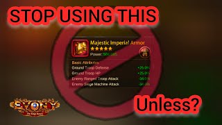 T1 Traps! Stop Using This Equipment! | Evony The King's Return 