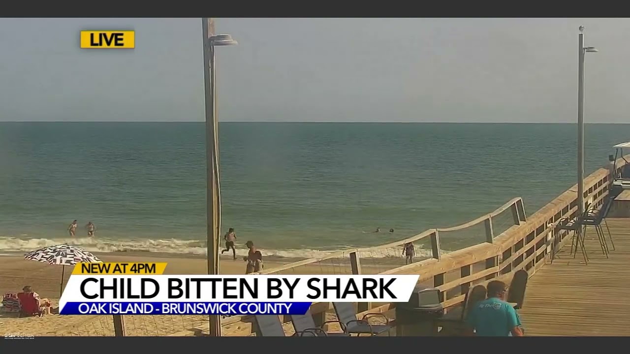 Child bitten by shark on Oak Island in North Carolina