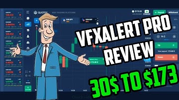 vfxAlert pro review - 30$ to $173 - best binary options signals