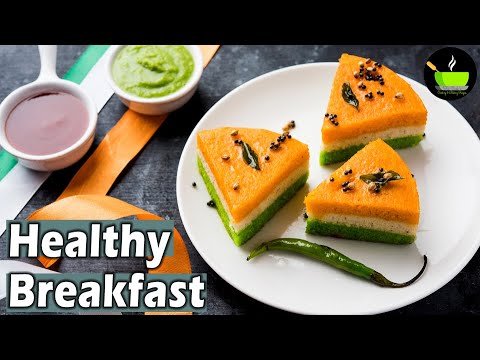 Tri Colour Recipes | Independence Day Special | Tri Color Dhokla | Tri Color Food | Tiranga Dhokla