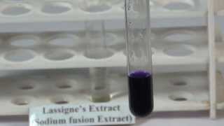 Detection of Sulphur in an Organic Compound - MeitY OLabs