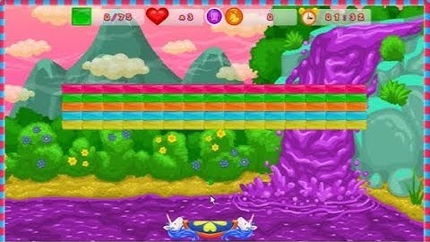 Brick breaker unicorn arkanoid game level1 and level2 complete