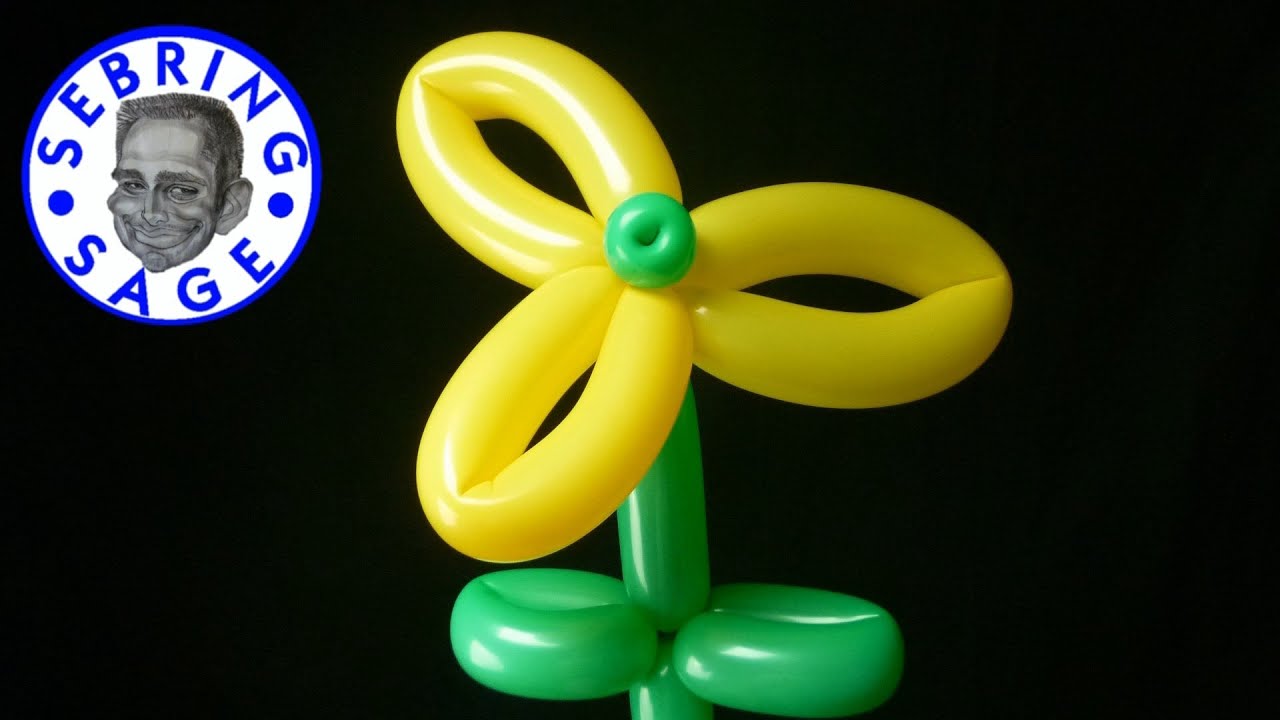 Balloon 3 Petal Flower - YouTube