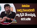 Chiranjeevi with CCC team arranges for free covid-19 vaccination for cine workers