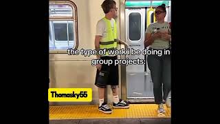 The type of work I doing in group projects.