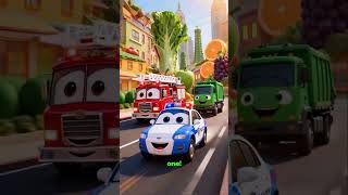 Wheels on the Bus “City in Trouble? SAVE & CLEAN the Town! 🚨🌍 Kids Song!” | Little Melody Song