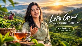 Full Ceylon Tea Cinematic Ad 🇱🇰 | AI Commercial by C Gen | Sri Lanka Guide