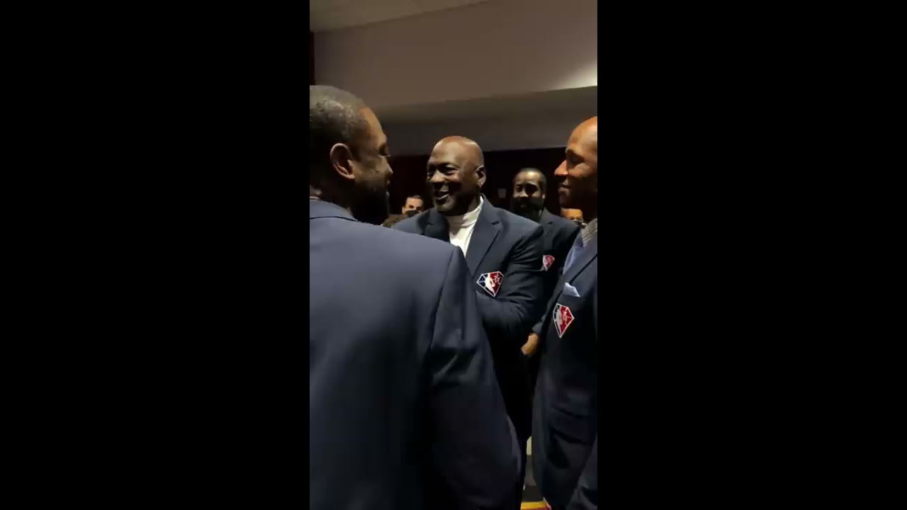 Michael Jordan Asks Magic Johnson To 1v1 At NBA 75 Celebration 