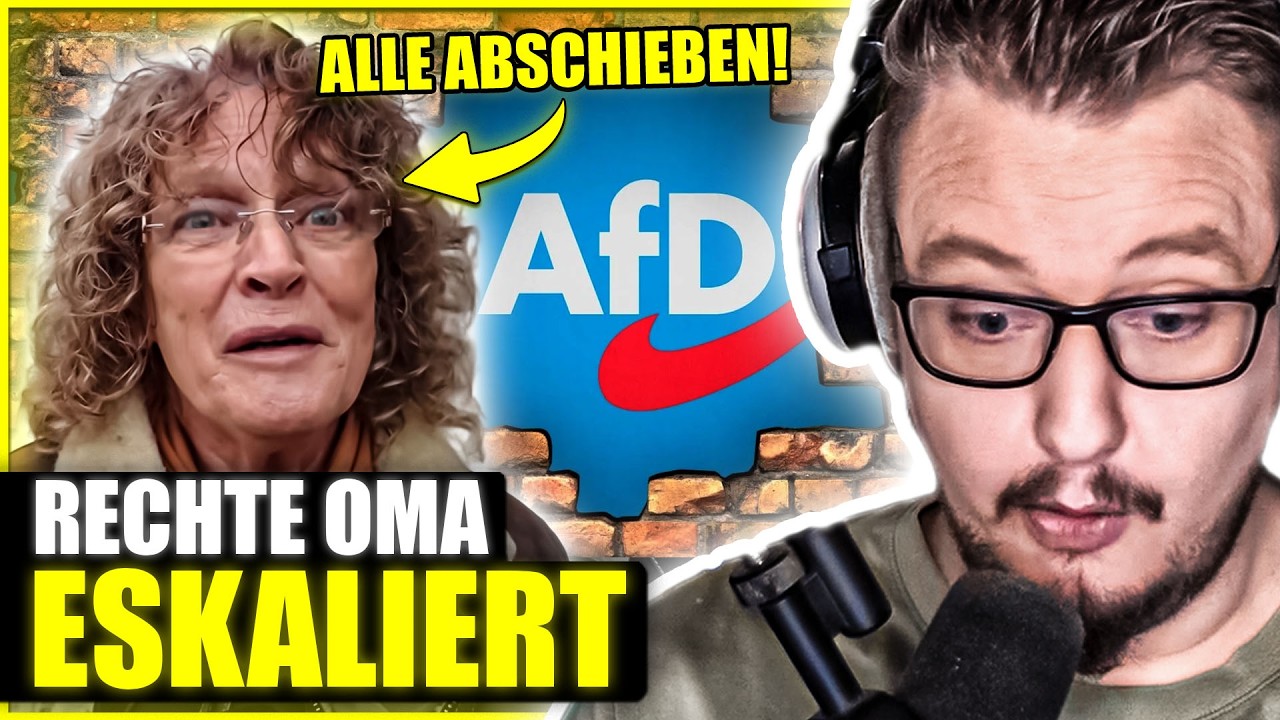 Extrem RECHTE AFD-OMA ESKALIERT KOMPLETT | Dekarldent Reaction