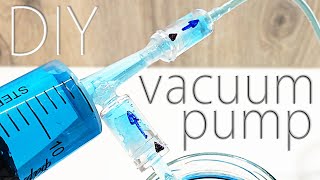 Making a Vacuum Pump Amazing Homemade project Awesome Experiments in a Vacuum Chamber Wow