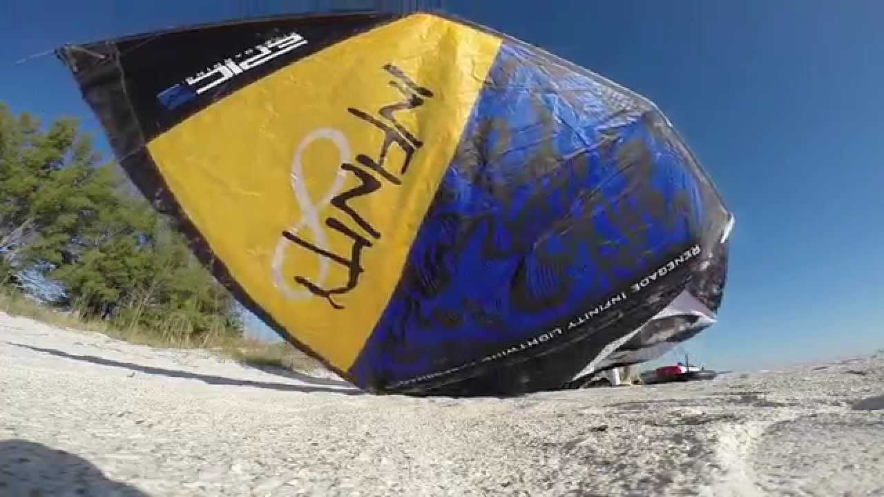 SUP Inflate board w INFINITY v4 kite