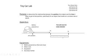 Sample Lab Report Walk-through