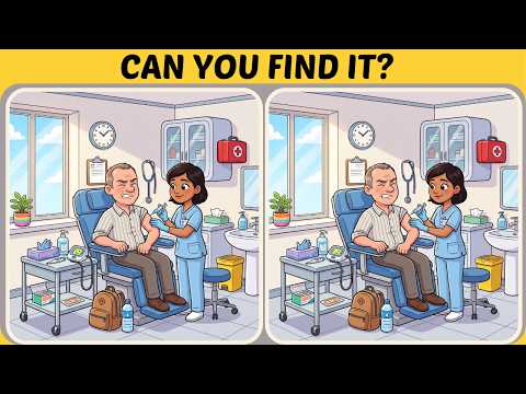 Can you spot all the slightly tricky differences? 👀 [Spot the Difference Brain Training] Find Them!