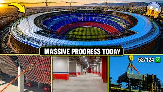 Camp Nou's Roof Is Finally Taking Shape! Massive Construction Progress Revealed