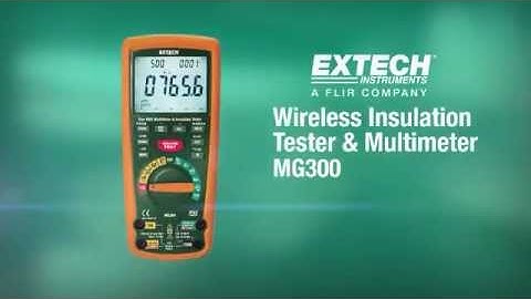 Extech MG300 Wireless Insulation Tester & Mulimeter