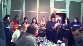 Psi chi induction...I was certain I was going to set the dude in the green shirt on FIRE!!! lolz