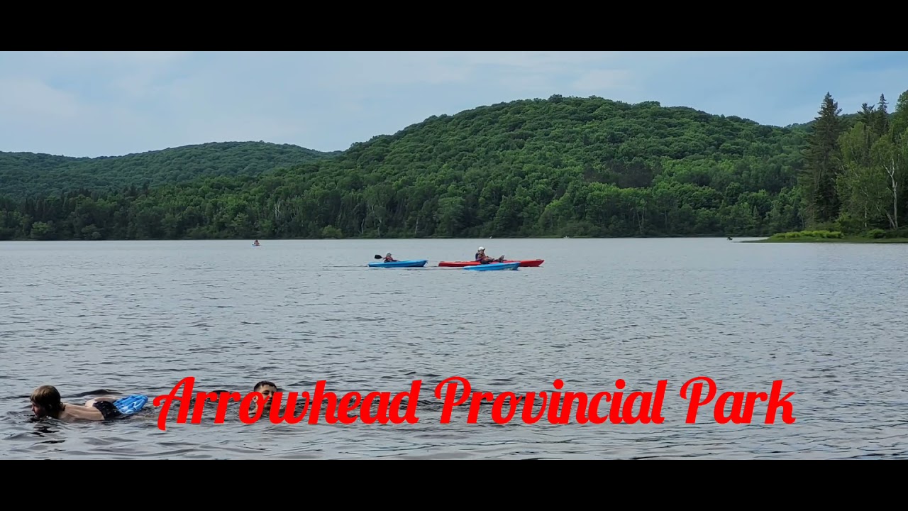 Swimming at Arrowhead provincial park June 2021 YouTube