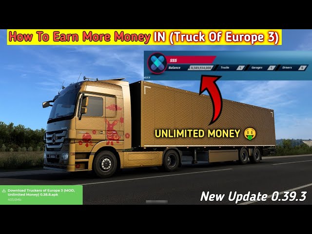 Truck Simulator Europe APK MOD v1.3.4 (Dinheiro Infinito) Download