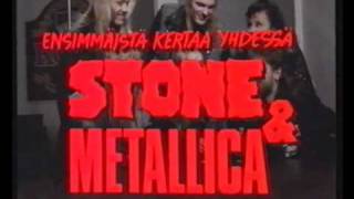 Metallica  &amp; Stone @ Rockstop 1988 (Finnish television)