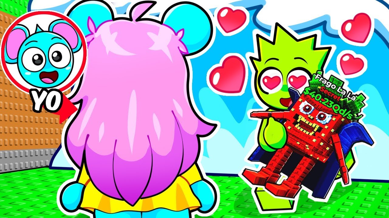 Me Hice pasar por CHICA en TSUNAMI de BRAINROTS en Roblox...