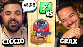 Faccio TILTARE CICCIO in 1V1 BACCHETTE su CLASH ROYALE