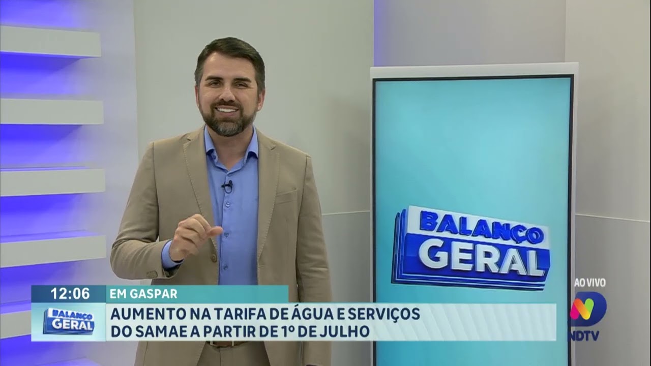 Em Gaspar: aumento na tarifa de água e serviços do Samae a partir de 1º de julho