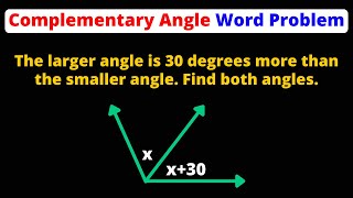 Celebrity Complementary Angle Word Problem | Geometry | Eat Pi Profile