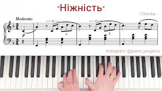 Collection of Easy Piano Melody by Y.Soroka [sheet music tutorial]