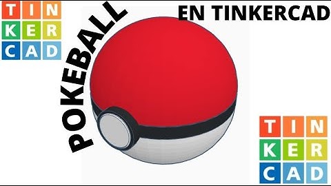 POKEBALL en tinkercad | Diseños Tinkercad