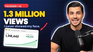 How I Got 1.3M Views With a Faceless AI Channel (Full 4-Step System)