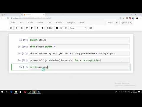 Python Series 23   A Password Generator in Python