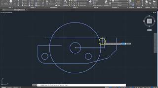 Learn to Draw in AutoCAD Latch Plate