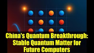 China's Quantum Breakthrough: Stable Quantum Matter for Future Computers