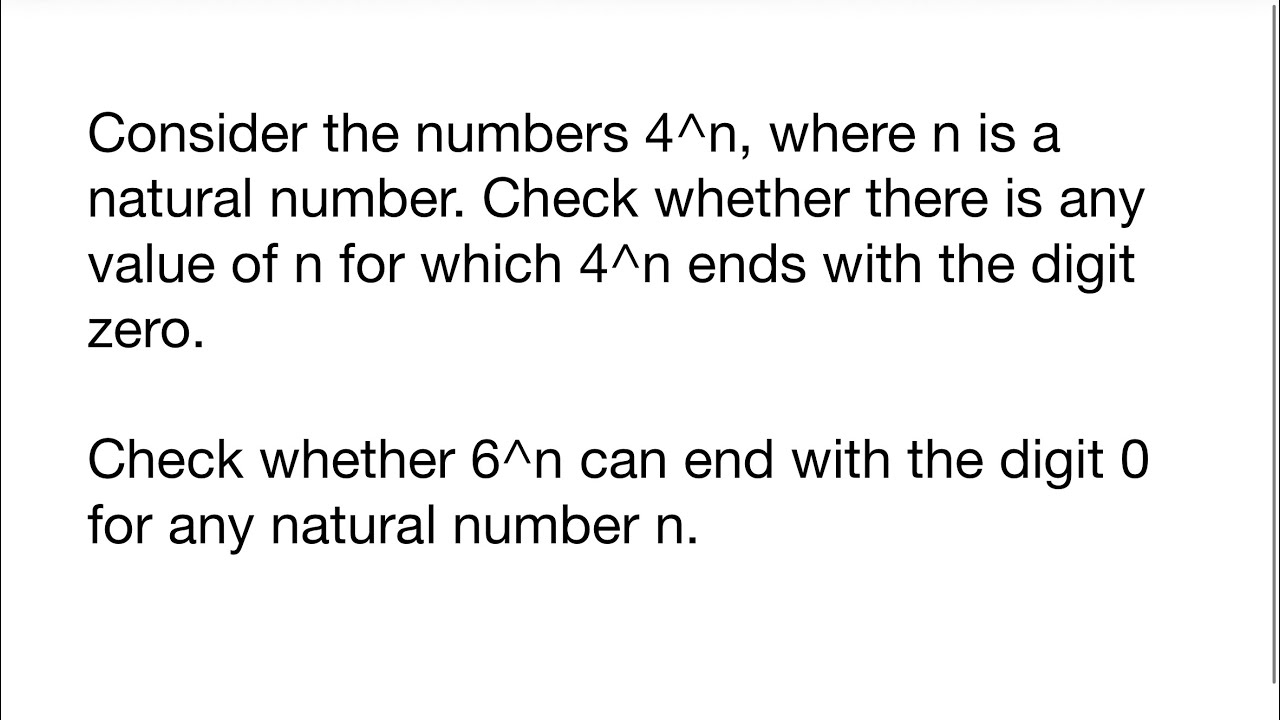 Consider the numbers 4^n, where n is a natural number. Check whether there is any value n for which 