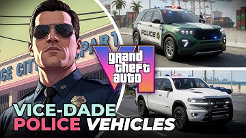 GTA 6: Law Enforcement Vehicles - VICE-DADE