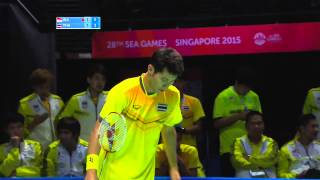 Badminton Men's Team Finals Match 5 & Victory Ceremony (Day 7) | 28th SEA Games Singapore 2015
