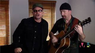 U2's Bono and The Edge sing Happy Birthday [HD - High Quality] chords